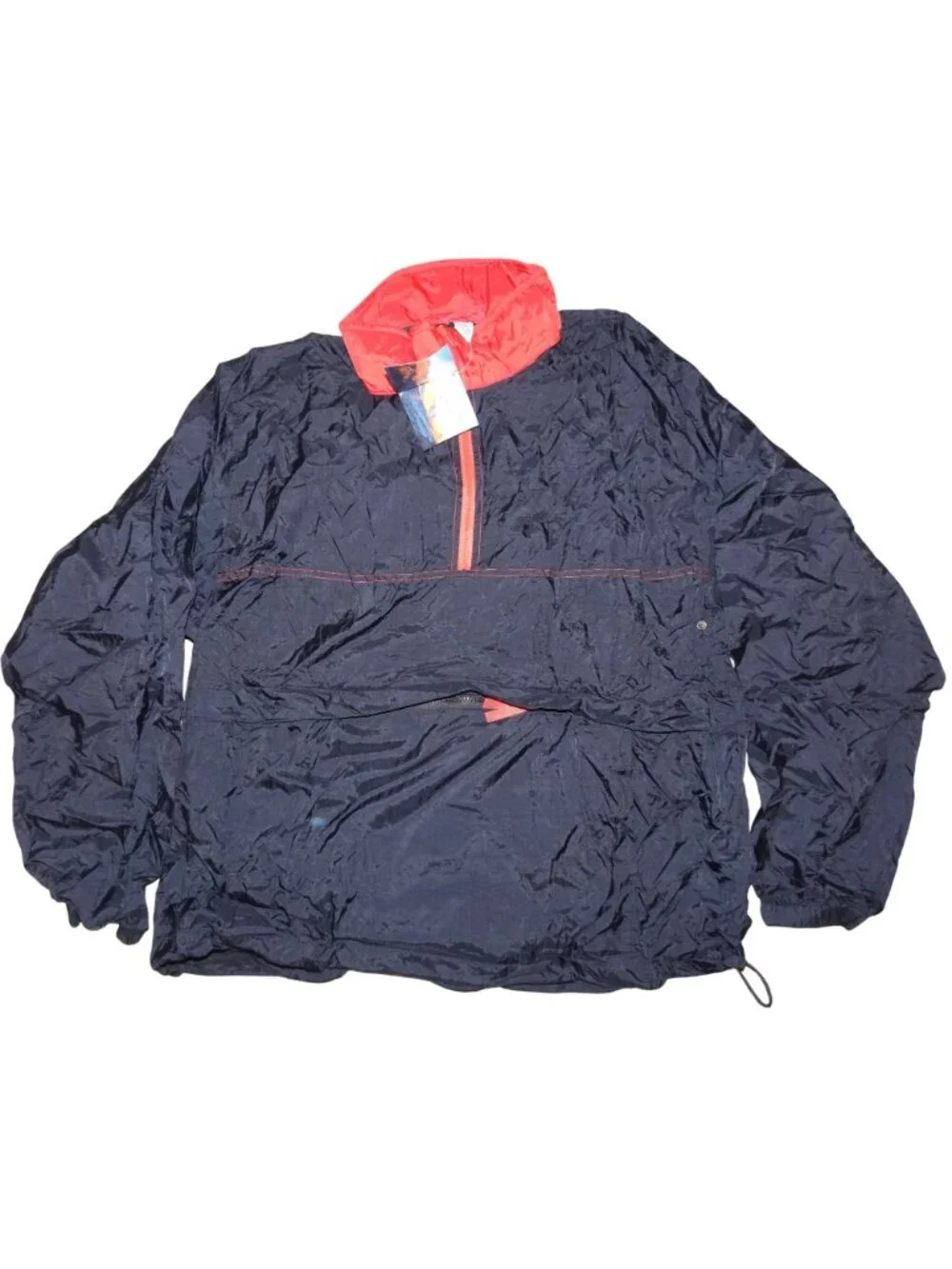 NWT Vintage Marlboro Gear '99 Windbreaker 2 Piece Track Suit Men XL Black Anorak